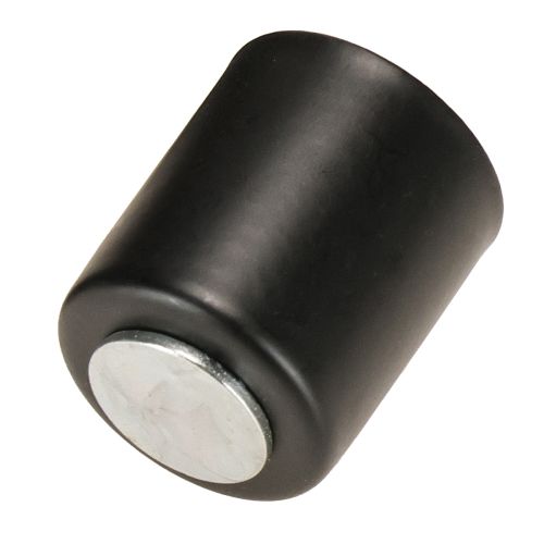 Product Magnetic candle holder, black metal, H3cm, 4 pieces