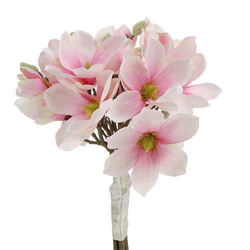 Floristik24 Magnolia bunch pink 40cm 5pcs