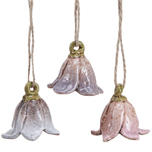 Product Lily of the Valley Ceramic Flower Decoration for Hanging Ø5cm 6 pcs