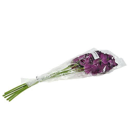 Product Mokara orchid purple 50cm artificial 6pcs