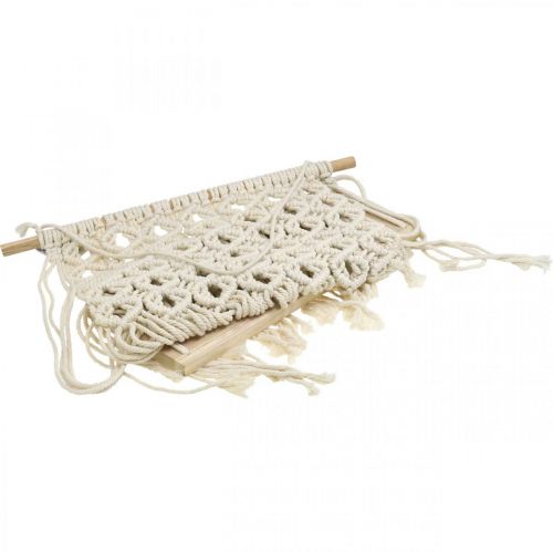 Product Macrame flower basket hanging basket flower swing board 40x15cm