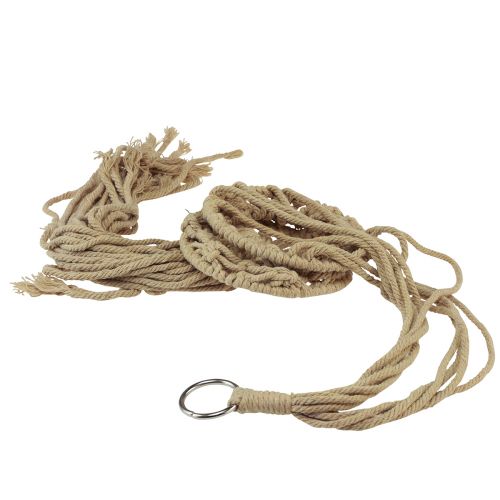 Product Macrame decoration for hanging beige brown boho Ø12cm H79cm