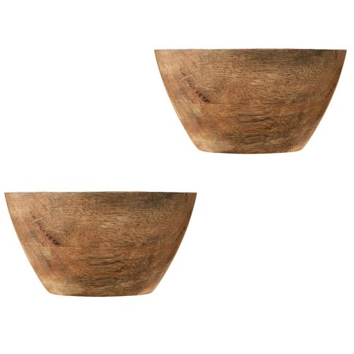 Product Mango wood decorative bowl peach wooden bowl Ø12.5cm 2pcs