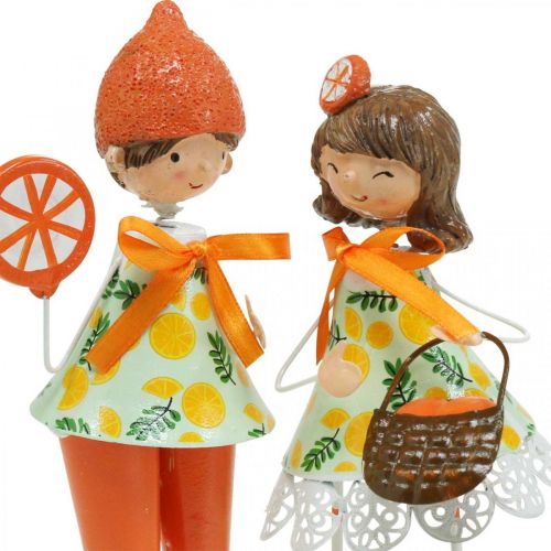 Product Small fruits, summer decoration, figures lemons oranges H17/18cm 4pcs