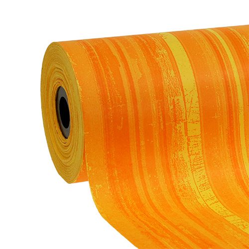 Cuff Paper 25cm 100m Yellow/Orange