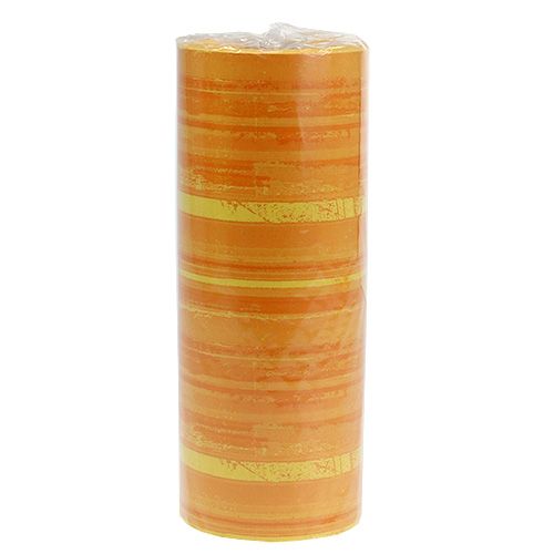 Floristik24 Cuff Paper 25cm 100m Yellow/Orange