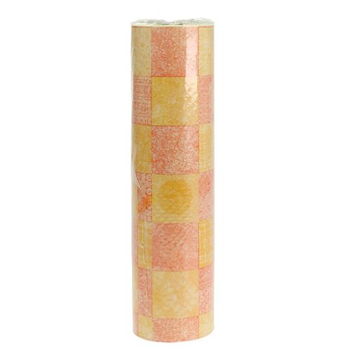 Product Cuff paper 37.5cm 100m checkered orange