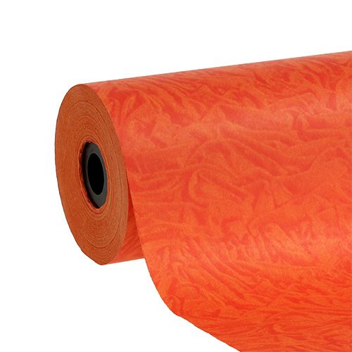 Floristik24 Cuff paper orange-red 25cm 100m