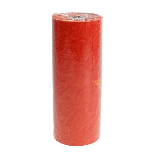 Floristik24 Cuff paper orange-red 25cm 100m
