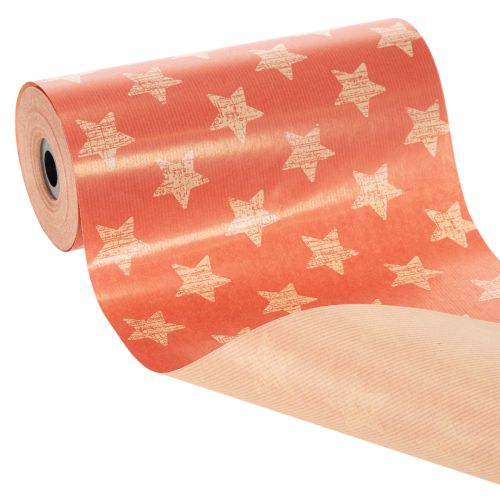 Cuff paper with stars, roll for floristry supplies, 25 cm x 100 m | Floristik24.co.uk