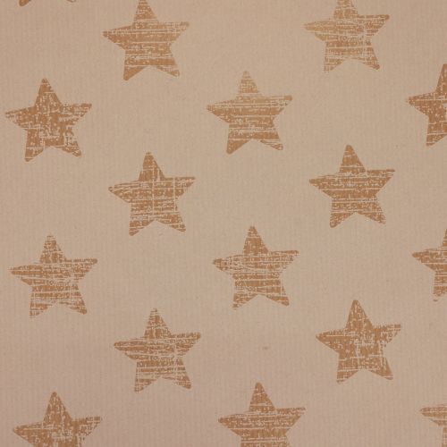 Floristik24 Cuff paper tissue paper white stars 25cm 100m