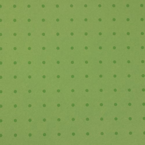 Floristik24 Cuff paper tissue paper green dots 25cm 100m