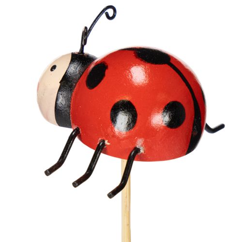 Product Ladybug garden stakes, decoration for spring and summer, flower decoration, 31cm, 4 pieces