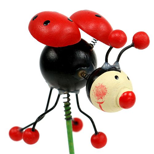 Floristik24 Ladybug on the rod 5cm 12pcs