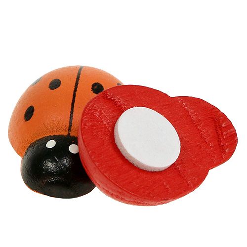 Product Ladybug colorful 2.5cm 60pcs