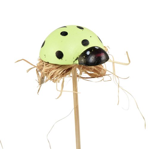 Product Ladybird decorative flower plug wood 2.5x3.5x2cm 32pcs