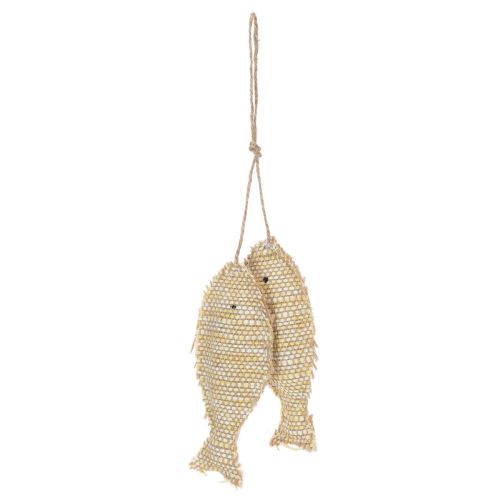 Nautical hanging decoration pendant, decorative fish for hanging, H32cm | Floristik24.co.uk