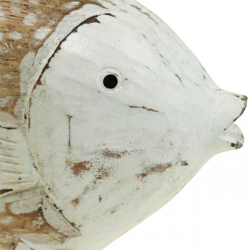 Floristik24 Maritime decoration fish wood wooden fish shabby chic 17×8cm