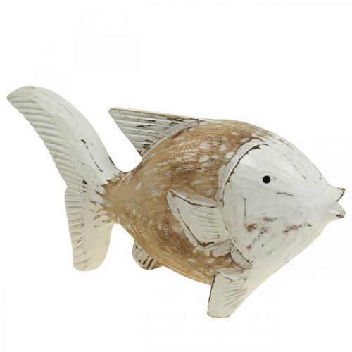 Floristik24 Maritime decoration fish wood wooden fish shabby chic 28×15cm