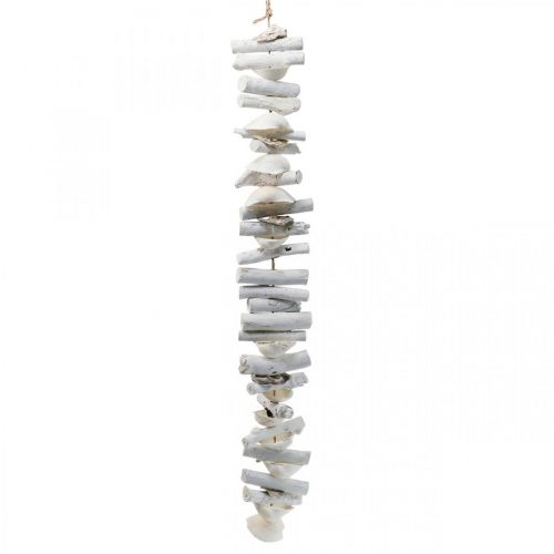 Product Maritime decoration garland driftwood garland shells H83cm