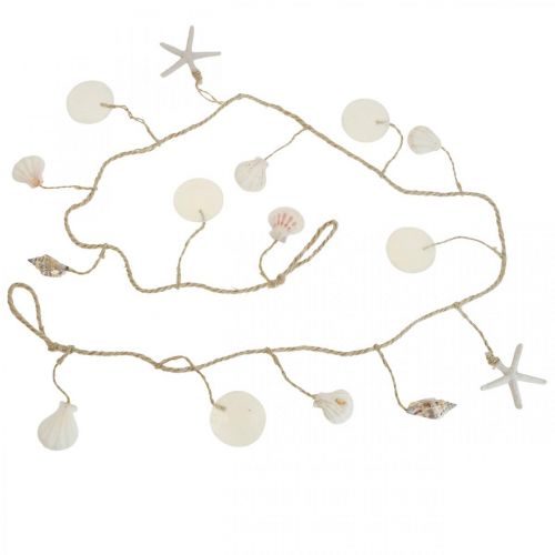 Product Maritime decoration garland wall decoration shell garland 130cm