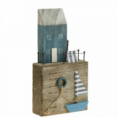 Floristik24 Maritime wooden decoration harbor promenade Shabby Chic H25.5cm