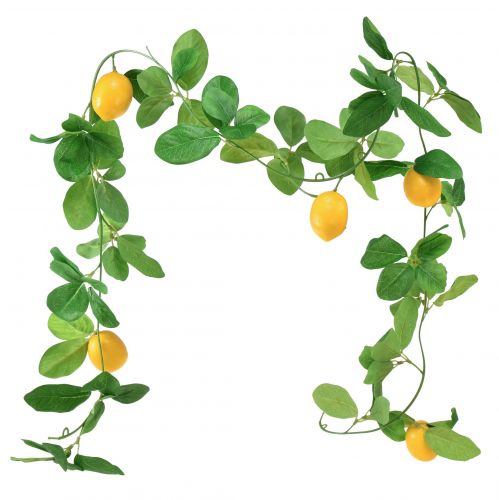 Product Mediterranean decoration garland lemon decoration artificial 165cm