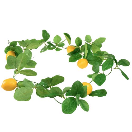 Product Mediterranean decoration garland lemon decoration artificial 165cm