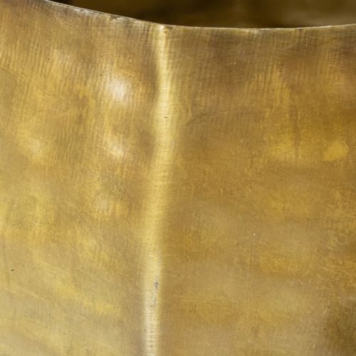 Product Metal decorative flower pot, brass, Ø22/18/14cm, set of 3