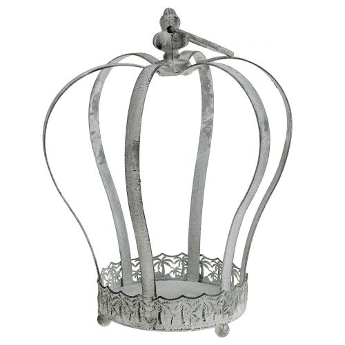 Floristik24 Metal crown for decoration Ø20.5cm H26cm