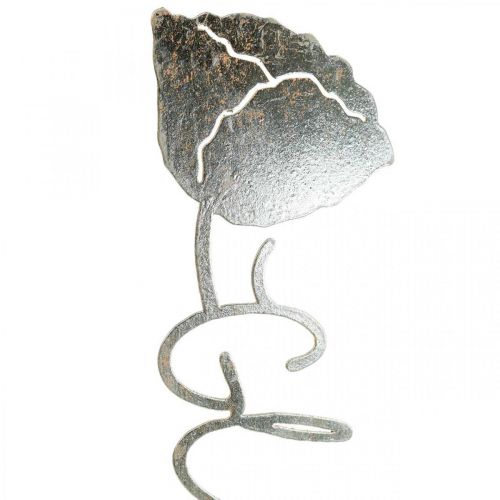 Floristik24 Metal deco flower wooden stand lettering "Happiness" H40cm