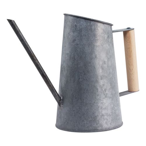 Product Metal decorative watering can decorative vase with handle zinc look 21.5cm