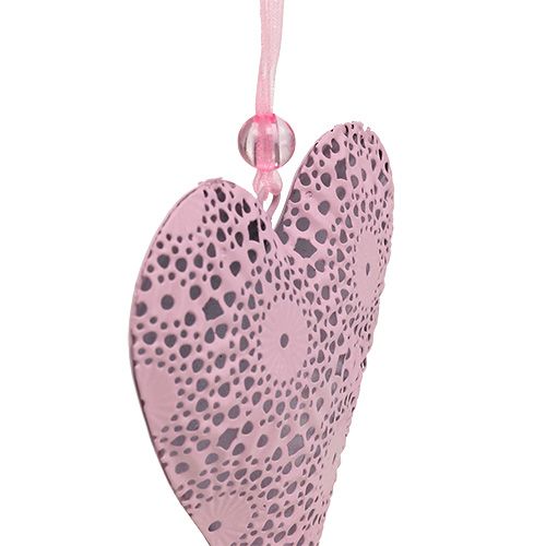 Floristik24 Metal hanger heart sort. 12cm 6pcs