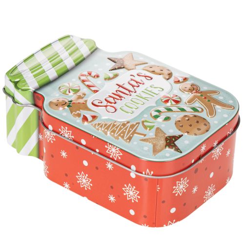 Set of 2 Christmas Tin Cookie