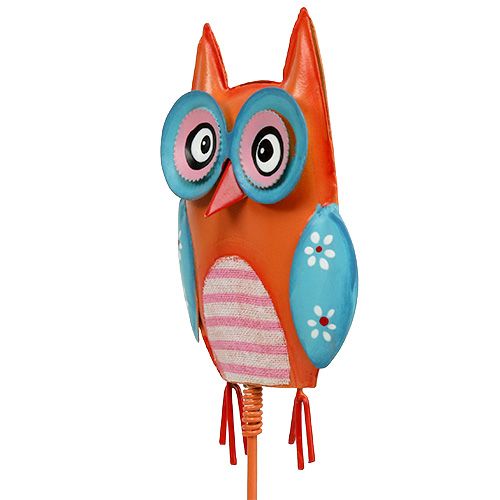 Floristik24 Metal owl 7cm on the wire sort. 4st
