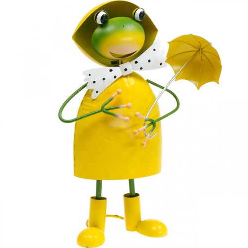 Floristik24 Frog decorative figure garden decoration rain frog metal H35cm