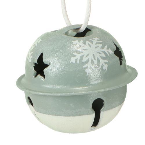 Product Metal bells Christmas bells Mint Beige Ø3cm 16pcs