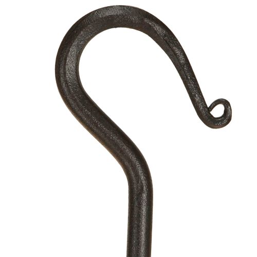 Product Metal Hook Black Hook for Decoration for Hanging 21cm 2pcs