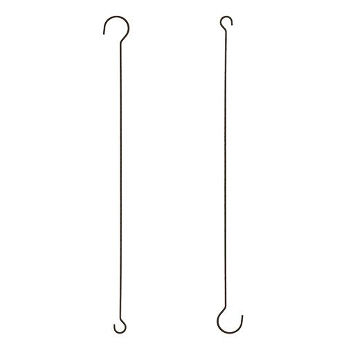 Floristik24 Metal Hook Brown 35cm 12pcs