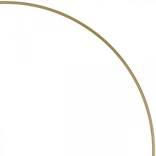 Product Metal ring decorative ring Scandi ring decorative loop gold Ø20.5cm 6 pcs