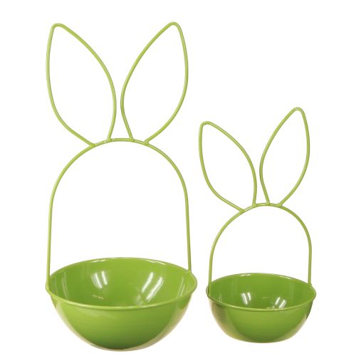 Rabbit planter for spring and Easter decoration, living room, kitchen, garden decoration, 33cm