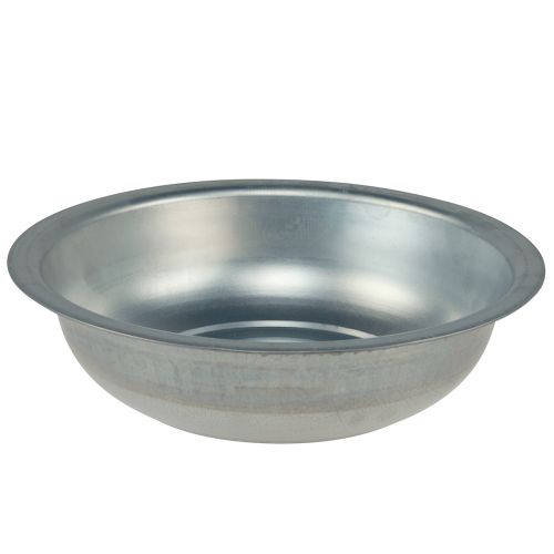 Floristik24 Metal bowl used look bowl large silver metal Ø39cm H12cm