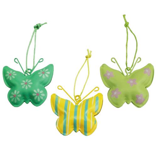Floristik24 Metal butterflies for hanging 4,5cm 9pcs
