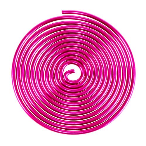 Floristik24 Metal snail wire snail pink 2mm 120cm 2pcs