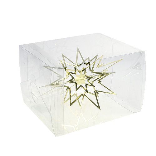 Floristik24 Metal star to hang 3D gold 16cm