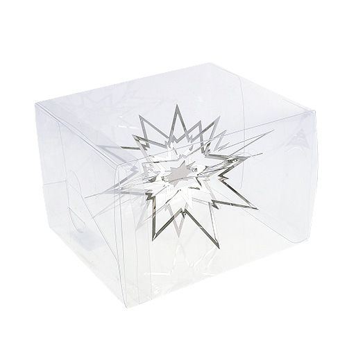 Floristik24 Metal star for hanging 3D silver 16cm