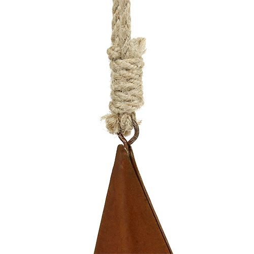 Floristik24 Metal star for hanging rust 21cm