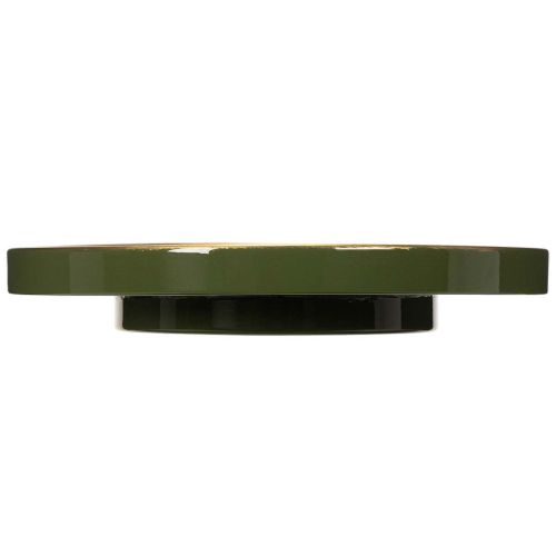 Decorative Green Metal Tray