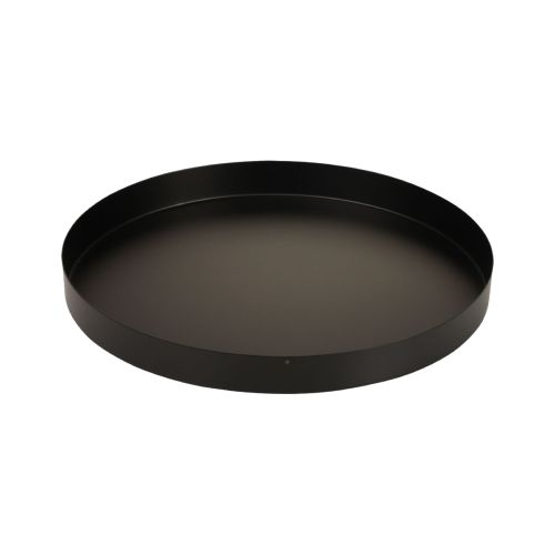 Round shop metal tray