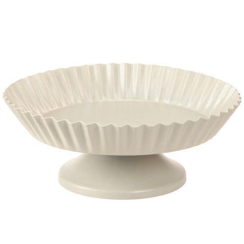 Metal plate gray decorative plate with base metal plate Ø14cm 2 pcs
